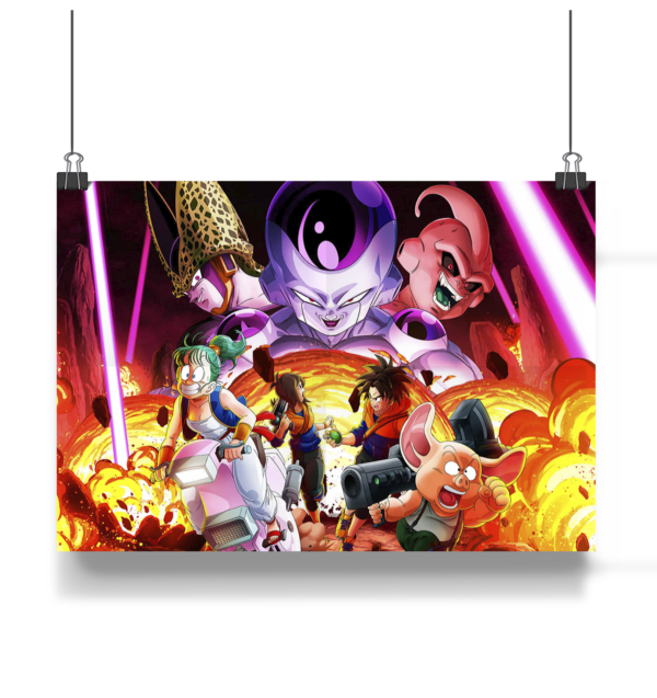 Dragon Ball Z freezer cell Majin Buu pequeño